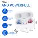 IncenSonic Digital Rechargeable Hearing Aids for Seniors with Noise Cancelling - White Pair - Buy Online on GoSupps.com