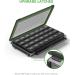 BUG HULL Monthly Pill Organizer - 4 Weeks Large Moisture-Proof Pill Box for Medicine & Supplements - 30 Day Container - Black - Buy Online on GoSupps.com