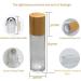 12Pcs 10ml Glass Roll-On Bottles with Bamboo Lid for Essential Oils - Eco-Friendly & Refillable Perfume Sampler - Buy Online on GoSupps.com