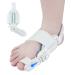 Bunion Corrector for Women Men Bunions Correction Adjustable Knob Orthopedic for Big Toe Suitable for Left and Right Feet White (1PC)