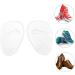 Didiseaon Silicone Forefoot Pad | Women's Clear Heel Insoles | Anti-Slip Metatarsal Support | Plantar Relief | 3 Pairs - Buy Online on GoSupps.com