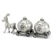 Mogoko Silver Tooth Holder, My First Tooth and Curl Keepsake Box Set, Baby Teeth Fairy Containter Gift Box for Child Kids Style #1