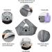 Buy Toxin Purple Hot Water Bottle with 2-Pack Soft Waist Cover - Rubber Warming Bag for Neck Back Shoulder & Leg Pain Relief - International Shipping Available - Buy Online on GoSupps.com