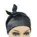 Satin Edge Laying Scarves for Wigs | Women's Grip Band Headband for Yoga Makeup & Sports - Black - Buy Online on GoSupps.com