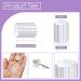 TOAOB 144pcs Clear Plastic Rubber Safety Earring Backs - Silicone Ear Nut Stoppers for Fish Hooks & Studs - Buy Online on GoSupps.com