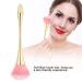 Nail Art Staubbrush - Manicure Tool for DIY Nail Cleaning | Fashion Gel Accessories - Pink Head & Gold Brush - Buy Online on GoSupps.com
