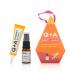 Q+A Merry + Bright Gift Set Vitamin C Skincare Duo Brightening Serum (10ml) & Eye Cream (15ml) Radiance-Boosting Gift for Hydrated Glowing Skin Stocking Stuffers - Buy Online on GoSupps.com