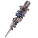 FRCOLOR Rhinestone Duckbill Clips - Dark Blue Alligator Hair Clips for Women | Long Beak Clip for Stylish Hairstyles - Buy Online on GoSupps.com