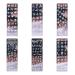 Lurrose 6-Piece Nail Stamping Plates - DIY Stainless Steel Nail Art Templates with Butterflies & Flowers | Perfect for Girls & Women - Buy Online on GoSupps.com