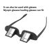 Buy Horizontal Reading Prism Glasses - Perfect for Bedridden Use & Comfortable Viewing - 90-Degree Light Lazy Glasses for TV & Mobile - Buy Online on GoSupps.com