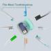 ELMWAY UV Sanitizer Toothbrush Case Portable Mini Toothbrush Holder Rechargeable Toothbrush Cover Sterilizing for Home and Travel Fits All Toothbrushes for Electric and Manual Sterilize S-green - Buy Online on GoSupps.com