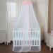 JOYLIFE Baby Toddler Bed Crib Dome Canopy Netting - Pink - Buy Online on GoSupps.com
