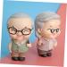 ABOOFAN 2pcs Cake Decoration Old Age Statue Loving Couple Cake Topper Old Couple Figurines Parent Anniversary Cake Topper Grandparents Statue Elderly Accessories Resin Lovers Casual - Buy Online on GoSupps.com