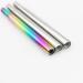 FJZFXKZL Straws Reusable Metal Straws Foldable Stainless Steel Straws Portable Keychain Telescopic Travel with Cleaning Brush Straws Straw (Color : Black-Black) - Buy Online on GoSupps.com