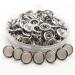 10mm Pearl Snaps Fasteners Kit - Set of 50 Prong Ring Snaps for Western Shirt Clothes in 5 Colors - Buy Online on GoSupps.com