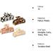 HAYHOI 4PCS Hair Claw Clips Celluloid French Butterfly Jaw Tortoise Shell - Stylish Accessories for Women & Girls - Checkerboard Leopard White - Buy Online on GoSupps.com