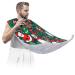 Merry Christmas Cartoon Beard Bib Apron Beard Bib Hair Catcher for Men Shaving and Trimming Non-Stick Waterproof Beard Cape Grooming Cloth with 2 Suction Cups Gifts for Men