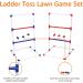 Amazon Basics Ladder Toss Outdoor Lawn Game Set with Soft Carrying Case - Red/Blue - 22 x 26 x 38 Inches - Buy Online on GoSupps.com