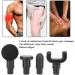 4-Pc Massage Pistol Heads | Deep Muscle Relaxation & Fascia Massager Replacement | Fits 19mm Adapters - Buy Online on GoSupps.com