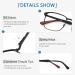 Cyxus Blue Light Filter Glasses - Anti-Blue Light Non-Prescription Reduces Eye Strain from Screens | Shop Worldwide - Buy Online on GoSupps.com