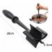 Mixing grinder chopper Meat potato salad tomato chopper Mixing rice mixing grinder shovel/18 (Color: 5pages Black Size: 11 * 2.44cm) 11*2.44cm 5pages Black - Buy Online on GoSupps.com