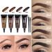 Eyebrow Tint Mascara Tinted Thick Eyebrow Mascara with 2 Brushes Waterproof Transfer Resistant Eyebrow Tinting Kit No Additives (Light color) - Buy Online on GoSupps.com