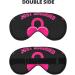 Just Married Print Eye Mask | Unisex Soft Sleep Shade for Travel Yoga & Shift Work - Buy Online on GoSupps.com