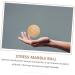 FOMIYES 2 STK Marble Massage Balls - Stress Relief & Health Care - 5.50cm Yellow Baoding Balls for Hand Function & Fitness - Buy Online on GoSupps.com
