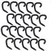 FRCOLOR 60 STK S-Hook Earmuff Adjusters - Ear Protection Mask Hooks for Comfortable Wear - Shop Now! - Buy Online on GoSupps.com