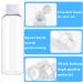 60 Pack 2oz Refillable Travel Bottles - Mini Portable Soap Dispenser Containers (60ml) for Hand Soap, Shampoo - Plastic, Leakproof - Bulk Pack of 60 - Buy Online on GoSupps.com