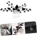 SKISUNO Black Crystal Hair Accessories Inserted Hair Comb Bride Hair Accessories Bride Hair Decor Hair Decoration Rhinestone Hair Comb Rhinestone Hairpin Fashion Bride Headdress - Buy Online on GoSupps.com