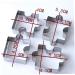 Alipis 4pcs Biscuits Cakesicles Cookie Biscuit Cutter Cookie Cutter Cutting Machine Metal Biscuit Mold - Buy Online on GoSupps.com