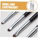 Mikinona 4pcs Eyeliner Brush Eye Brush for Makeup Eye Precision Brush Black Makeup Brush - Buy Online on GoSupps.com
