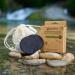 Pandoo Black Reusable Organic Cotton Pads | Eco-Friendly Make-Up Remover | 10 Washable Pads + Bags - Buy Online on GoSupps.com