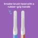 Quip Sonic Toothbrush for Kids - Electric Soft Bristle Timer Extra Brush Head & Travel Cover - Long Battery Life - Blue - Buy Online on GoSupps.com
