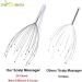Phcomrich 20 Finger Scalp Massage Tools - Handheld Head Massager for Hair Stimulation & Stress Relief (2 Pack Silver) - Deep Relaxation International Shipping Available - Buy Online on GoSupps.com