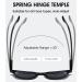 Vevesmundo Tinted Reading Glasses for Men with Sunscreen - Black +1.0 to +4.0 | International Shipping - Buy Online on GoSupps.com