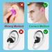 Daluci Waterproof Swimming Ear Plugs - Ultra Comfy, Prevent Swimmer's Ear (Pink) - Set of 2 - Buy Online on GoSupps.com