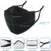 9 Pack Reusable Cloth Face Mask - 4D 4 Layer 100% Cotton Masks with Adjustable Ear Straps & Nose Wire for Women Men | Breathable & Washable - Buy Online on GoSupps.com