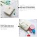 Canvas Zipper Pouch for Women - White Tie Earphone Lipstick Holder Bag - Buy Online on GoSupps.com
