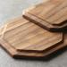 Shop Acacia Serving Trays Set - 2 Wooden Serving Boards for Vegetables Fruits Cheese & Desserts - Perfect for Parties - 12 & 10 Inch - Buy Online on GoSupps.com