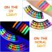 AOOWU UV Glow Face Body Paint Set - 16 Neon Fluorescent Colors - Non-Toxic Makeup Kit for Adults & Kids - Perfect for Parties & Carnivals - Buy Online on GoSupps.com