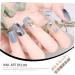 Beatifufu 1 Box Nail Art Flat Drill Nail Decor Manicure Supply Manicure Accessories Nail Salon Accessory Nail Patches Nail Ornament Nail Accessories DIY Manicure Decors Nail Jewelry Decor - Buy Online on GoSupps.com