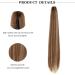 Cybelleza 22inch Ponytail Hair Extensions Ponytail Claw Jaw on Long Straight Pony Tails Clip in Hair Extensions Synthetic Hair pieces for Women (Golden Brown & Bleach Blonde) 22" Golden Brown&Bleach Blonde - Buy Online on GoSupps.com