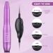 All's Electric Nail Cutter - 20 000 RPM Professional Nail Drill for Gel Nails | Portable Manicure & Pedicure Kit with Grinding Tapes & Brush - Purple Violet - Buy Online on GoSupps.com