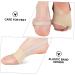 Lurrose Bunion Protector Sleeve - 1 Pair Silicone Gel Cover for Bunion Relief & Toe Separation - Hammer Toe Straightener Splint - Overlapping Care Pad for Men and Women - 22x7.5cm - Buy Online on GoSupps.com