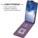 Luxury Purple iPhone X/XS Case | Leather Wallet Flip Cover with Card Compartment & Magnetic Closure - Buy Online on GoSupps.com