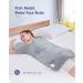 CROETON XL Heating Pad 24x33'' for Back Pain Relief - Electric Weighted Pad for Neck and Shoulders - Fast Heat, 6 Temp, Auto Shut-Off - ETL Certified - Christmas Gift - Buy Online on GoSupps.com