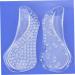 Healvian Silicone Gel Arch Shoe Inserts for Women - Transparent High Heel Insoles & Half Size Pads for Ultimate Comfort and Support - Buy Online on GoSupps.com