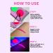 LXZJJM Water Activated Eye Liner Palette Hydra Graphic Eyeliner Makeup Neon Face Paint Colored Retro Hydra Liner Fluorescent UV Face Painting Plate - With Brushes (02 - Fluorescent) - Buy Online on GoSupps.com